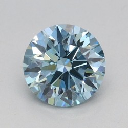 Diament laboratoryjny o barwie fantazyjnej szlif okrągły, 0.56ct, VVS2, Fancy Vivid Blue, IGI LG729526910